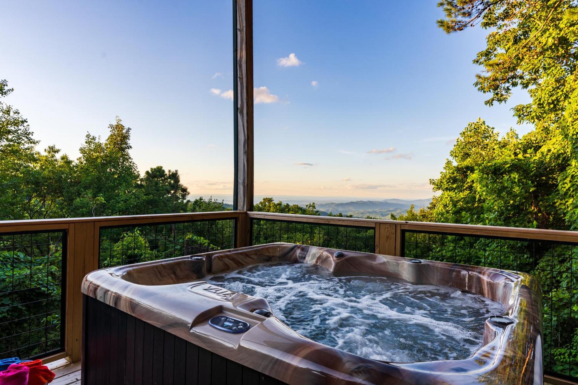 ガトリンバーグ Elevista - Quaint&Private-Views-Hottub-Pooltable-Bears-3 Clubhouse Poolsヴィラ エクステリア 写真